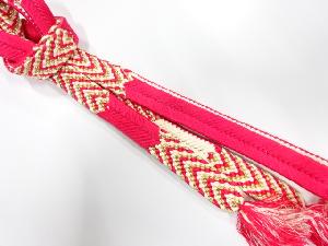 正絹　手組帯締め